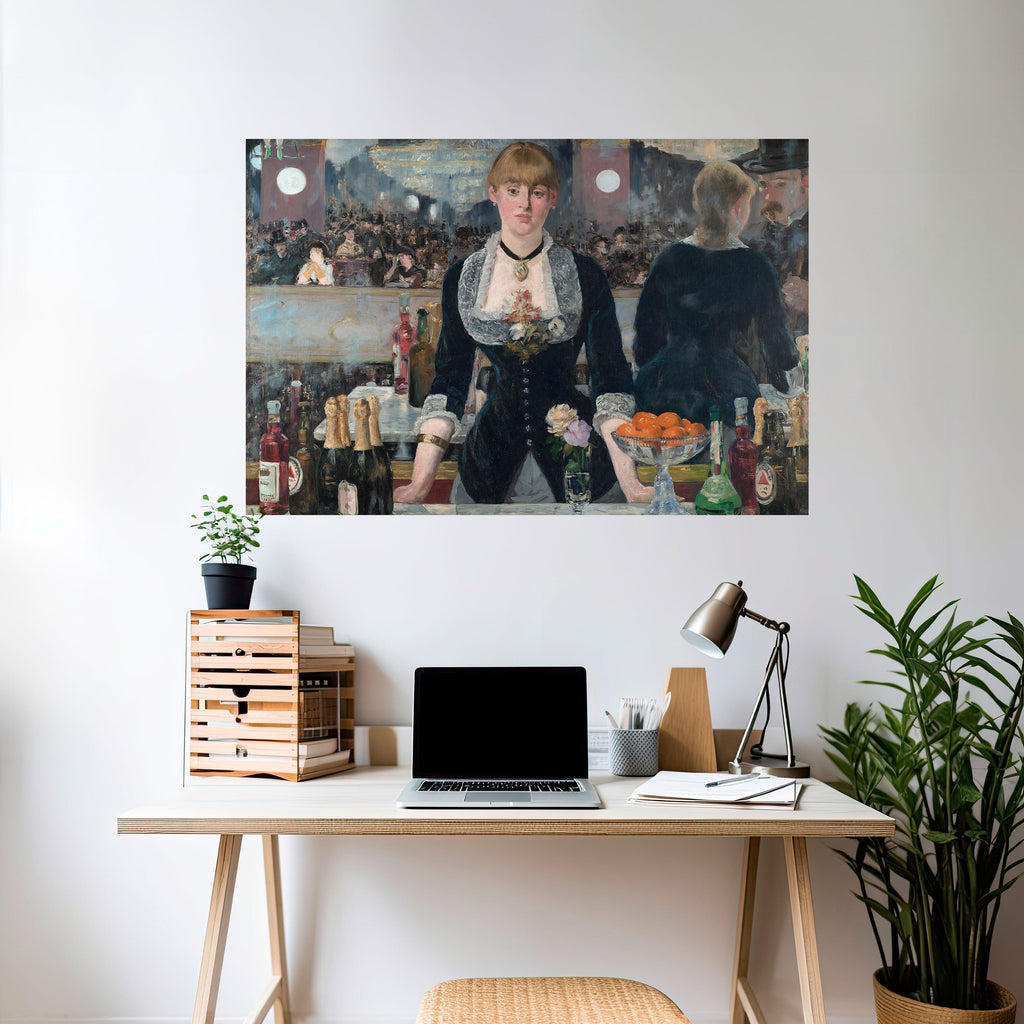 Affiche horizontale autocollante « SHADOWS AT THE BAR »