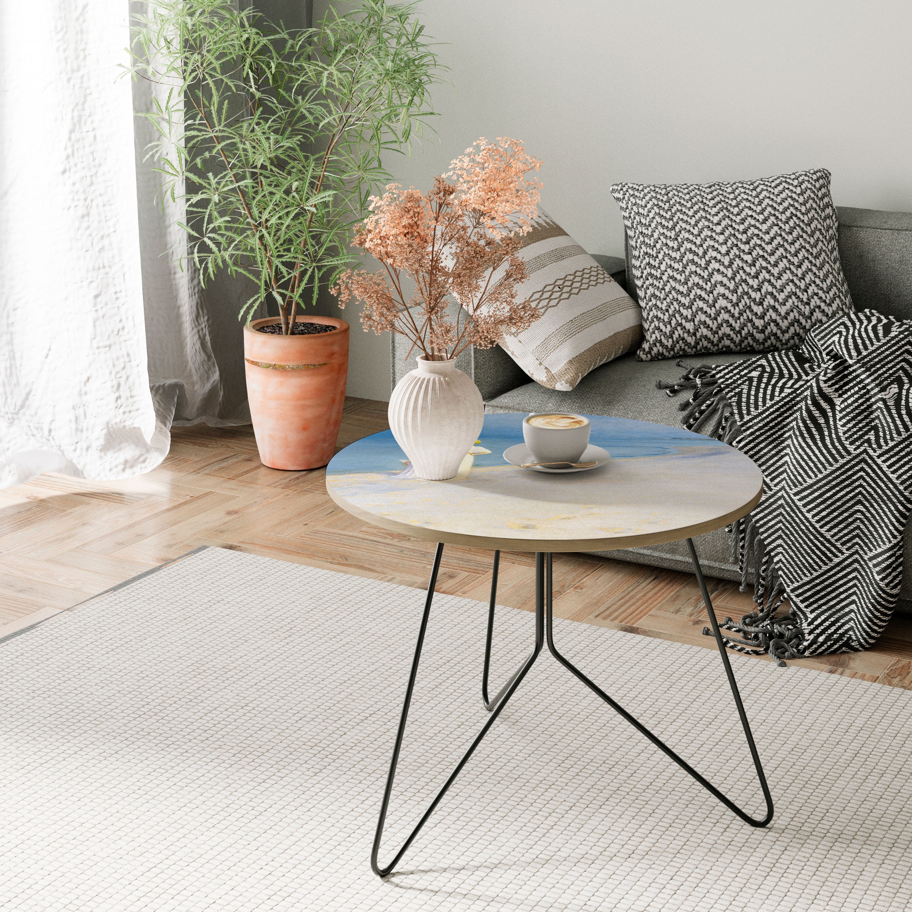 SOIRÉE D'ÉTÉ SUR LA PLAGE DE SKAGEN Table basse 69