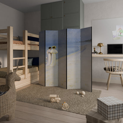 SUMMER EVENING ON SKAGEN'S BEACH 5-Panel Room Divider