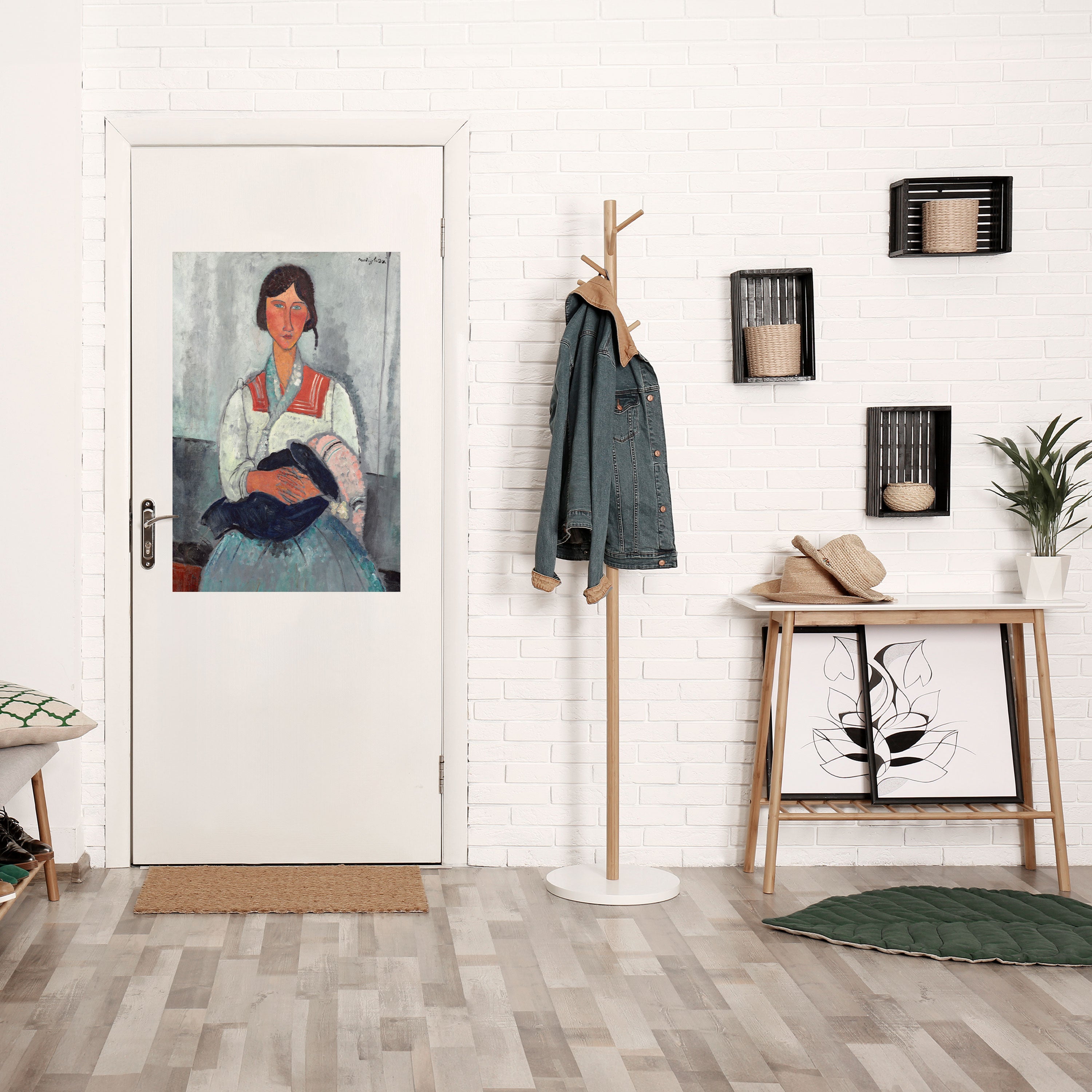 Affiche verticale autocollante « UN MOMENT DANS LE TEMPS »