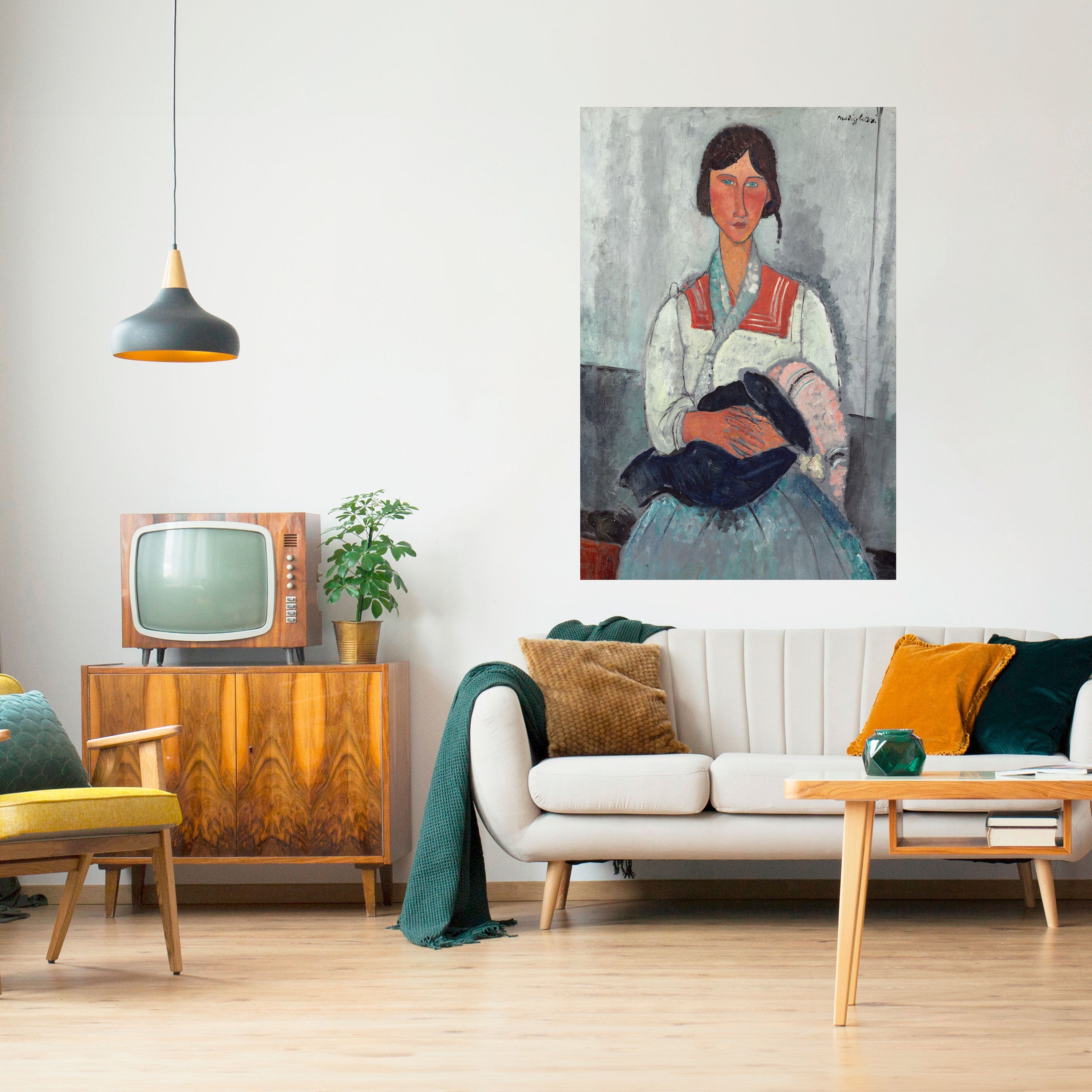 Affiche verticale autocollante « UN MOMENT DANS LE TEMPS »