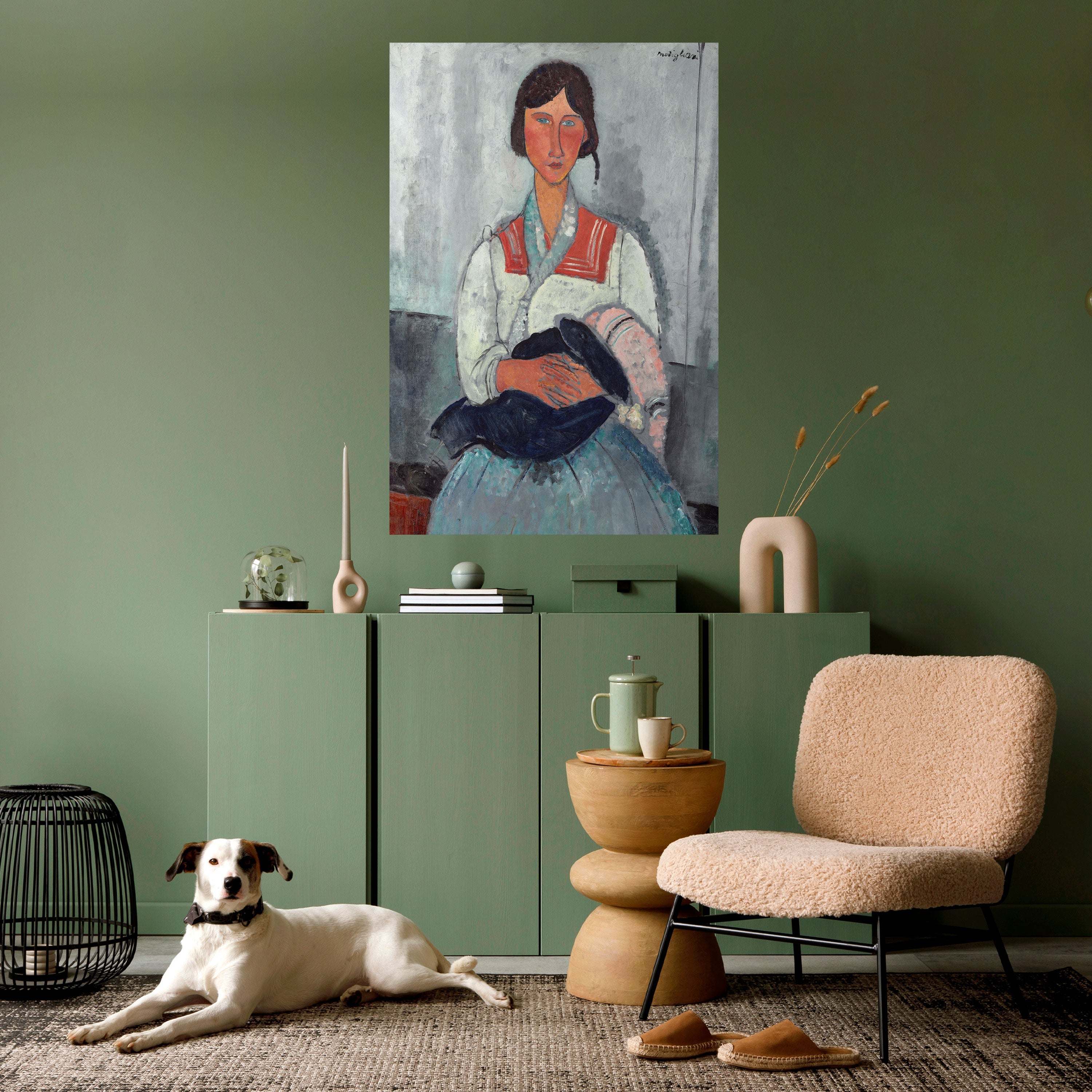 Affiche verticale autocollante « UN MOMENT DANS LE TEMPS »