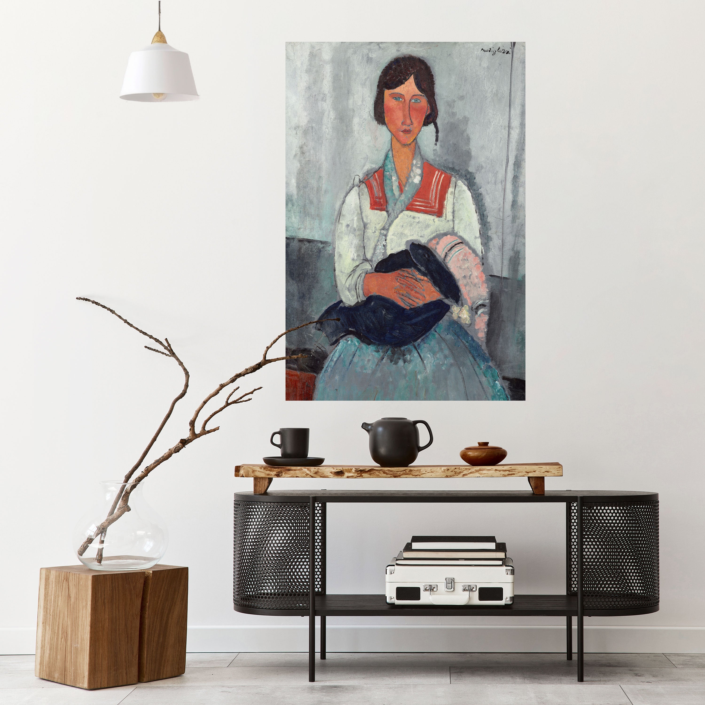 Affiche verticale autocollante « UN MOMENT DANS LE TEMPS »