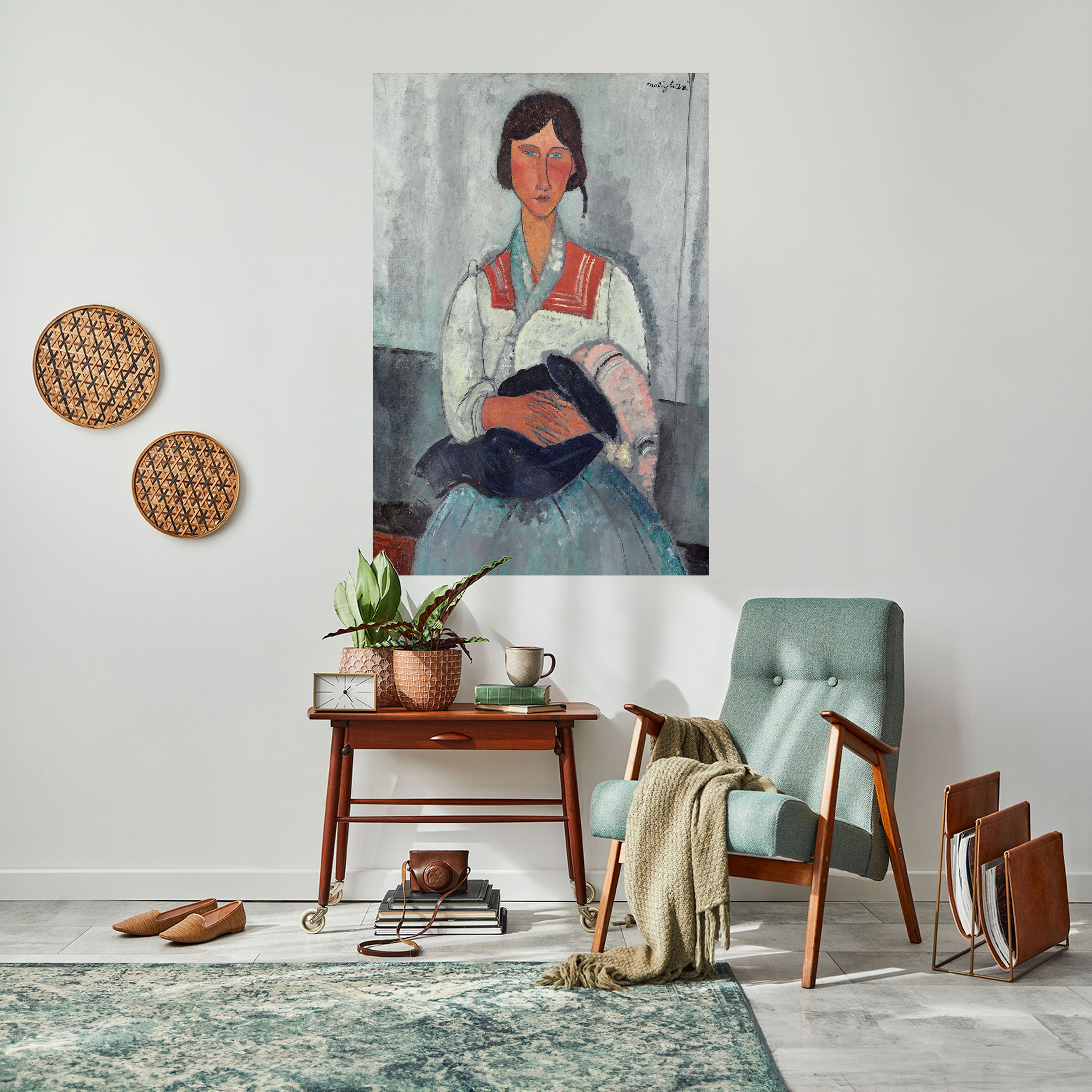 Affiche verticale autocollante « UN MOMENT DANS LE TEMPS »