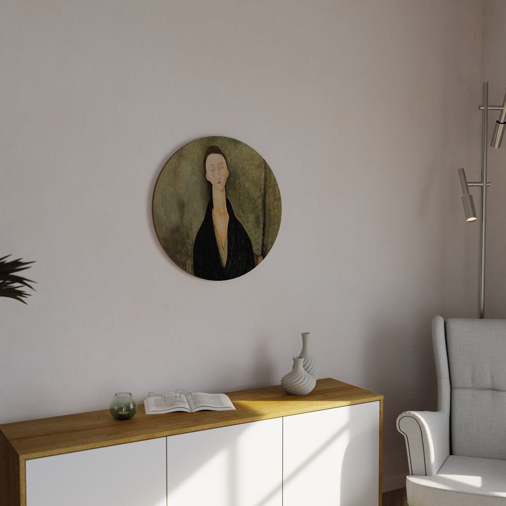 Art mural rond AMEDEO MODIGLIANI