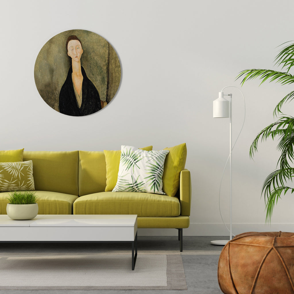 Art mural rond AMEDEO MODIGLIANI