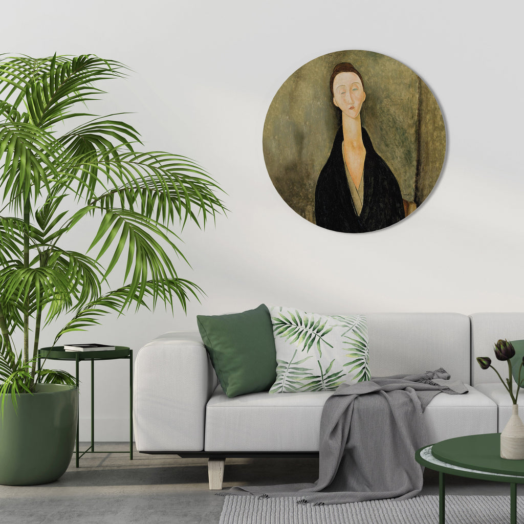 Art mural rond AMEDEO MODIGLIANI