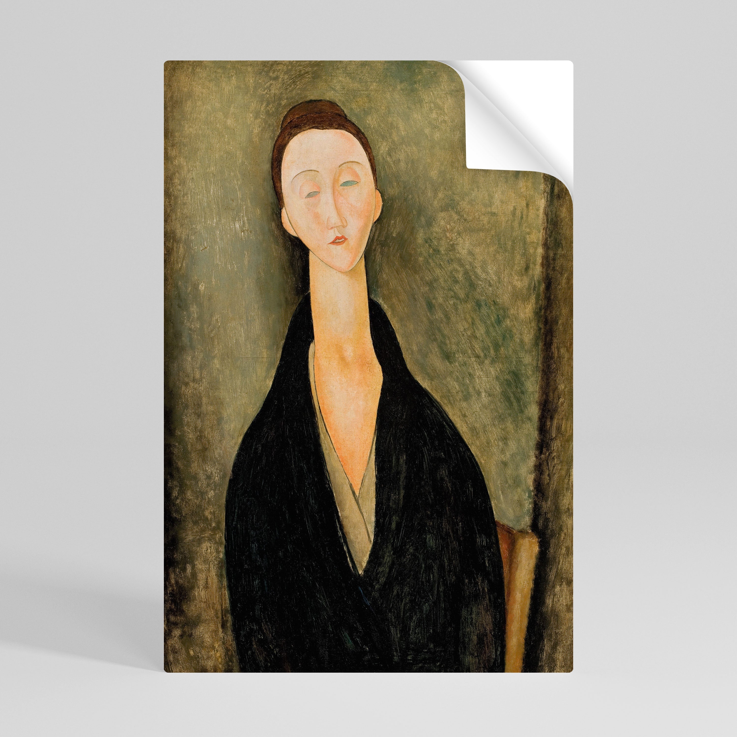 Affiche verticale autocollante d'AMEDEO MODIGLIANI