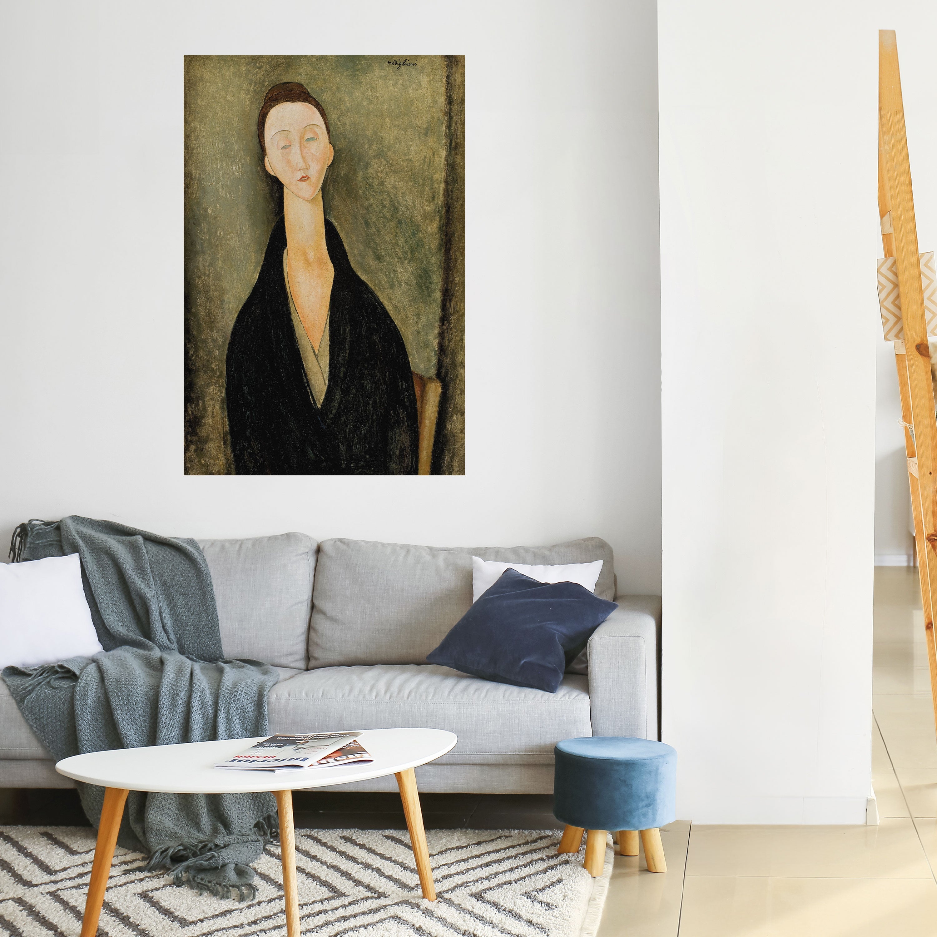 Affiche verticale autocollante d'AMEDEO MODIGLIANI