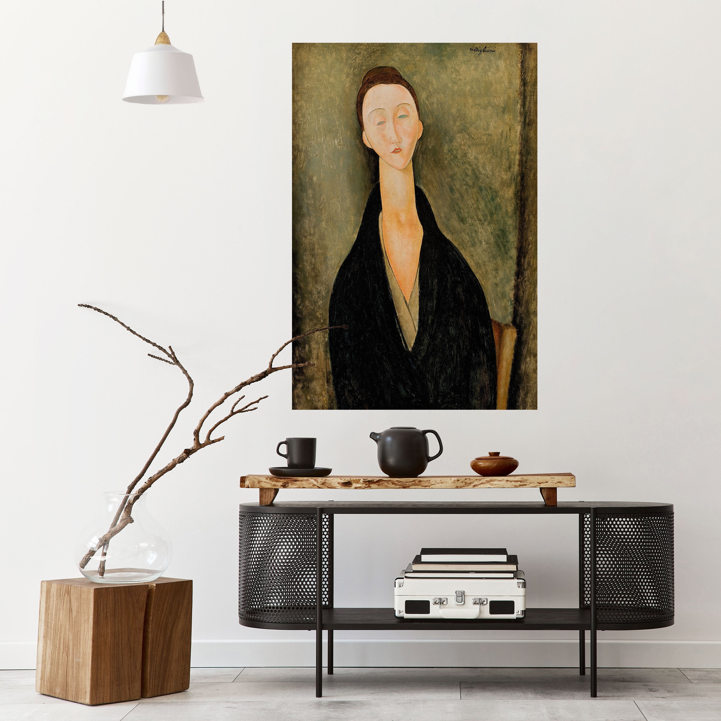 Affiche verticale autocollante d'AMEDEO MODIGLIANI