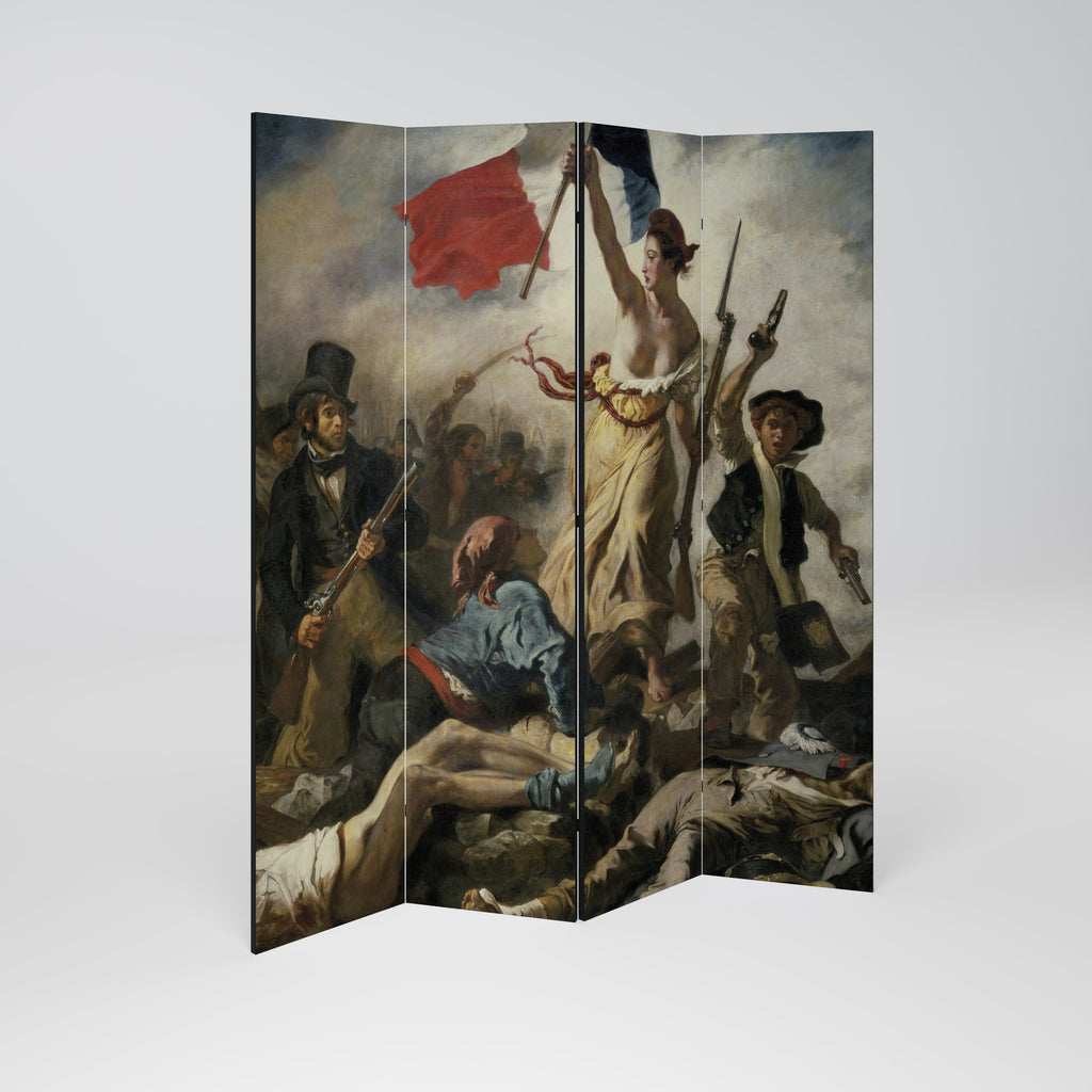 LIBERTY LEADING THE PEOPLE 4-Panel Room Divider