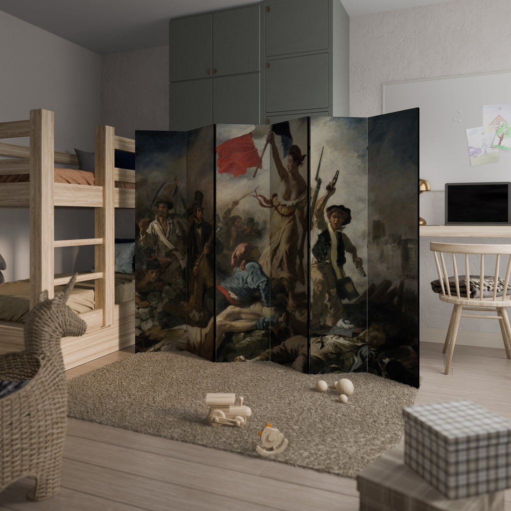 LIBERTY LEADING THE PEOPLE 6-Panel Room Divider