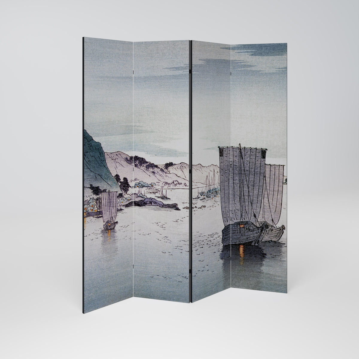 YĹŞGURE NO HANSEN 4-Panel Room Divider