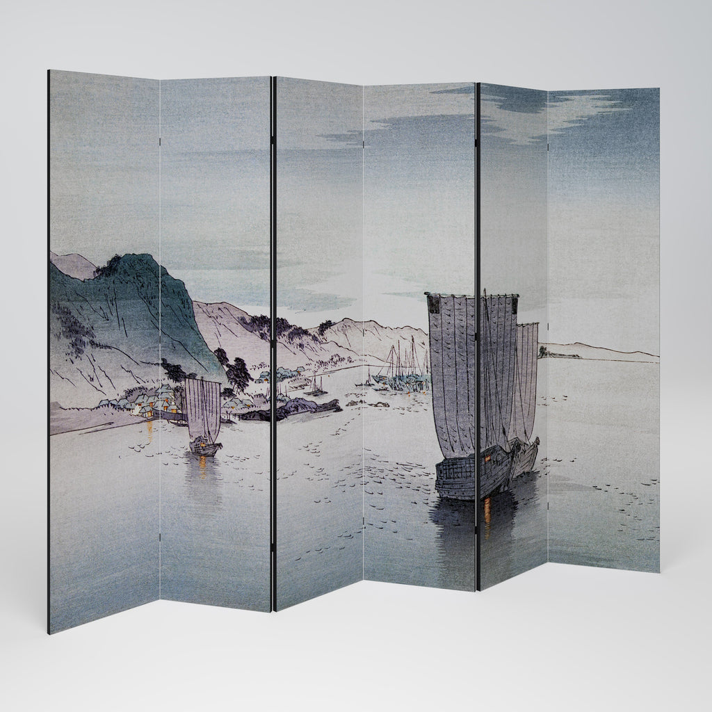 YĹŞGURE NO HANSEN Decorative 6-Panel Room Divider