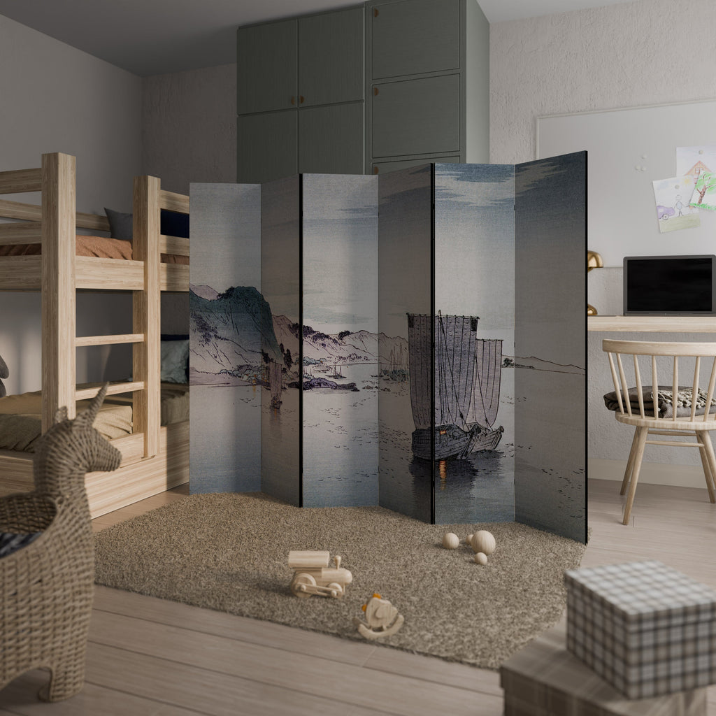 YĹŞGURE NO HANSEN Decorative 6-Panel Room Divider