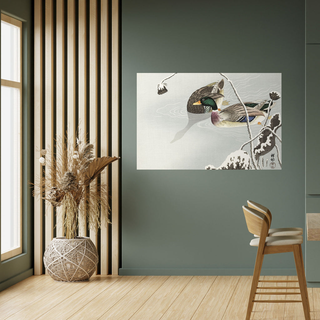 Affiche horizontale autocollante « DANCE OF DUCKS »