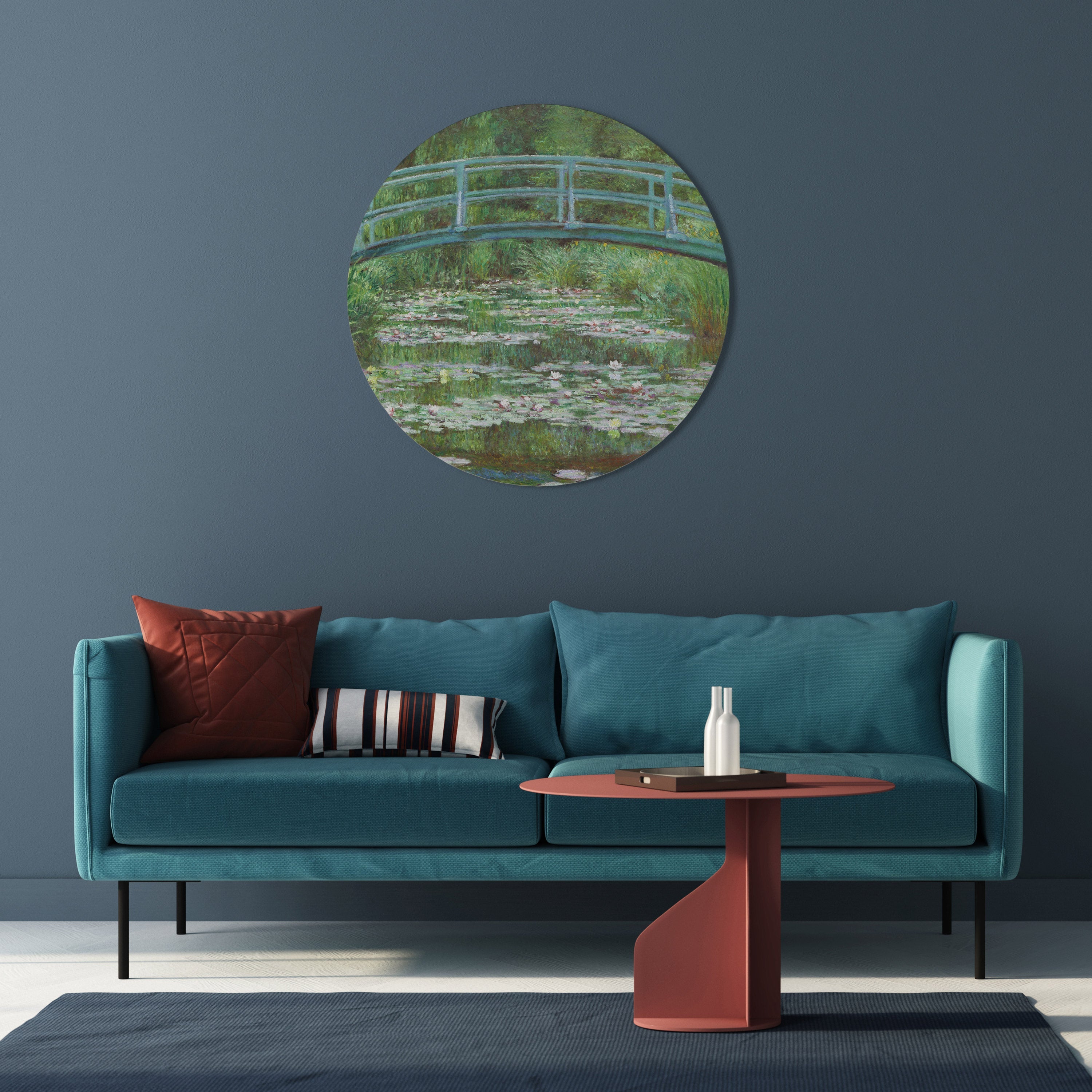 Passerelle japonaise Art mural rond