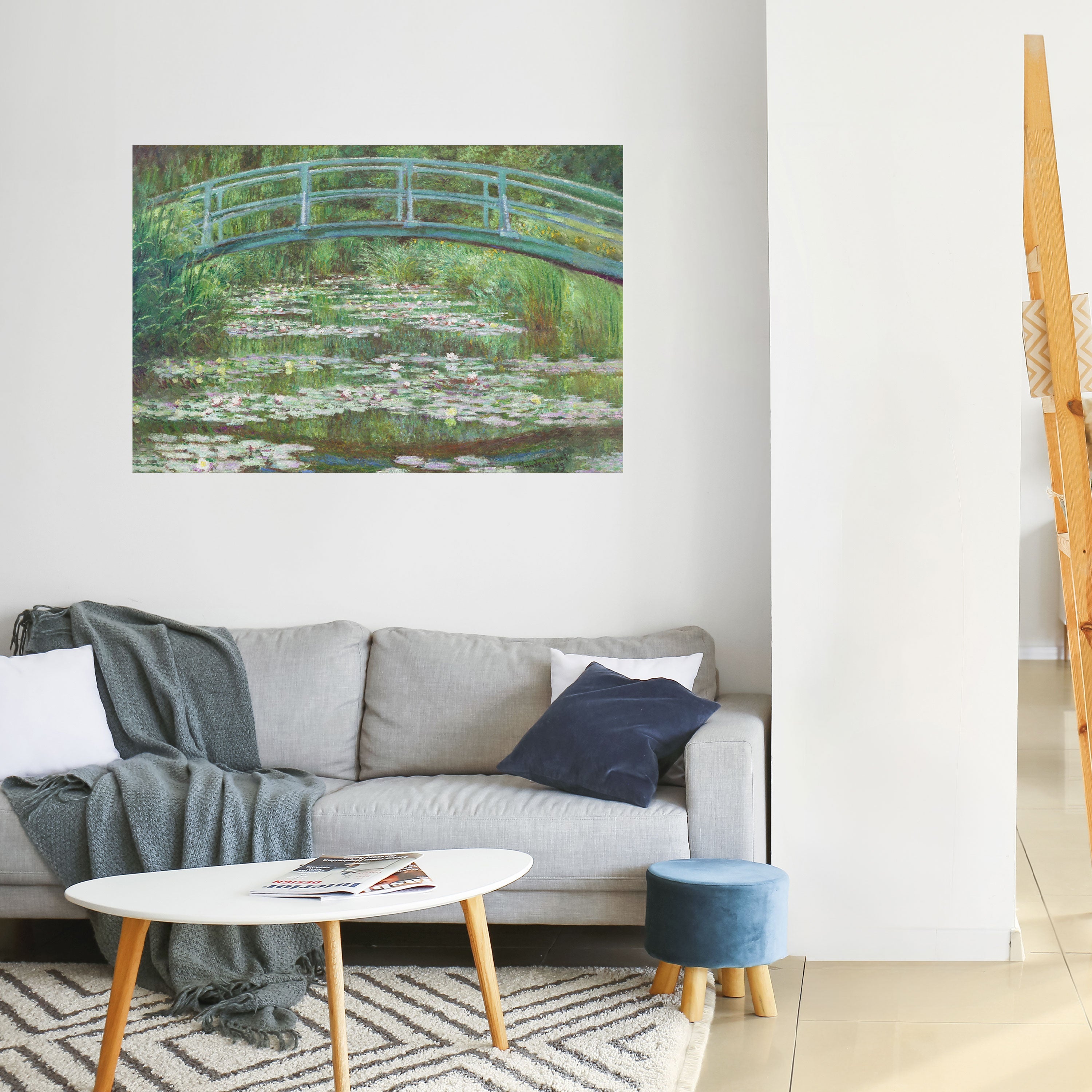 Affiche horizontale autocollante PASSERELLE JAPONAISE