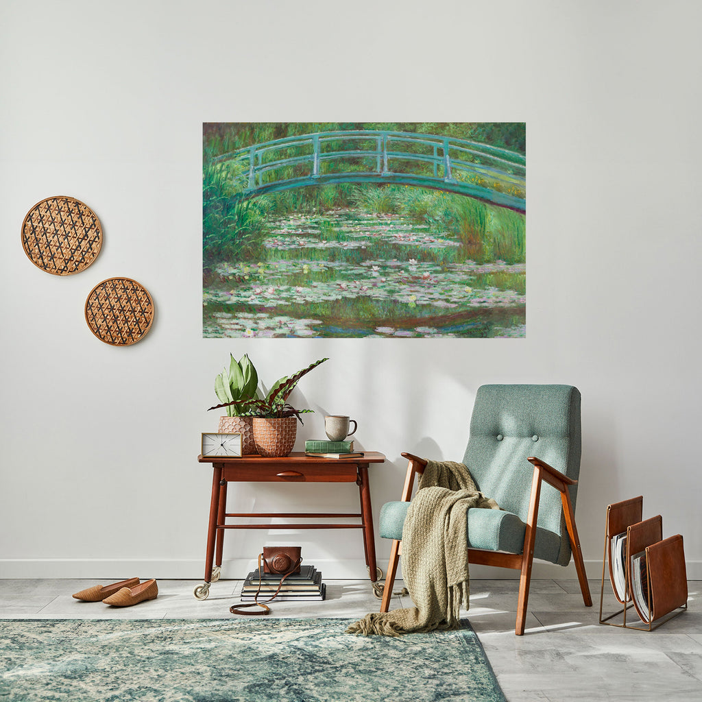 Affiche horizontale autocollante PASSERELLE JAPONAISE