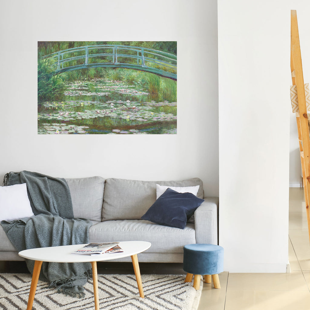 Affiche horizontale autocollante PASSERELLE JAPONAISE