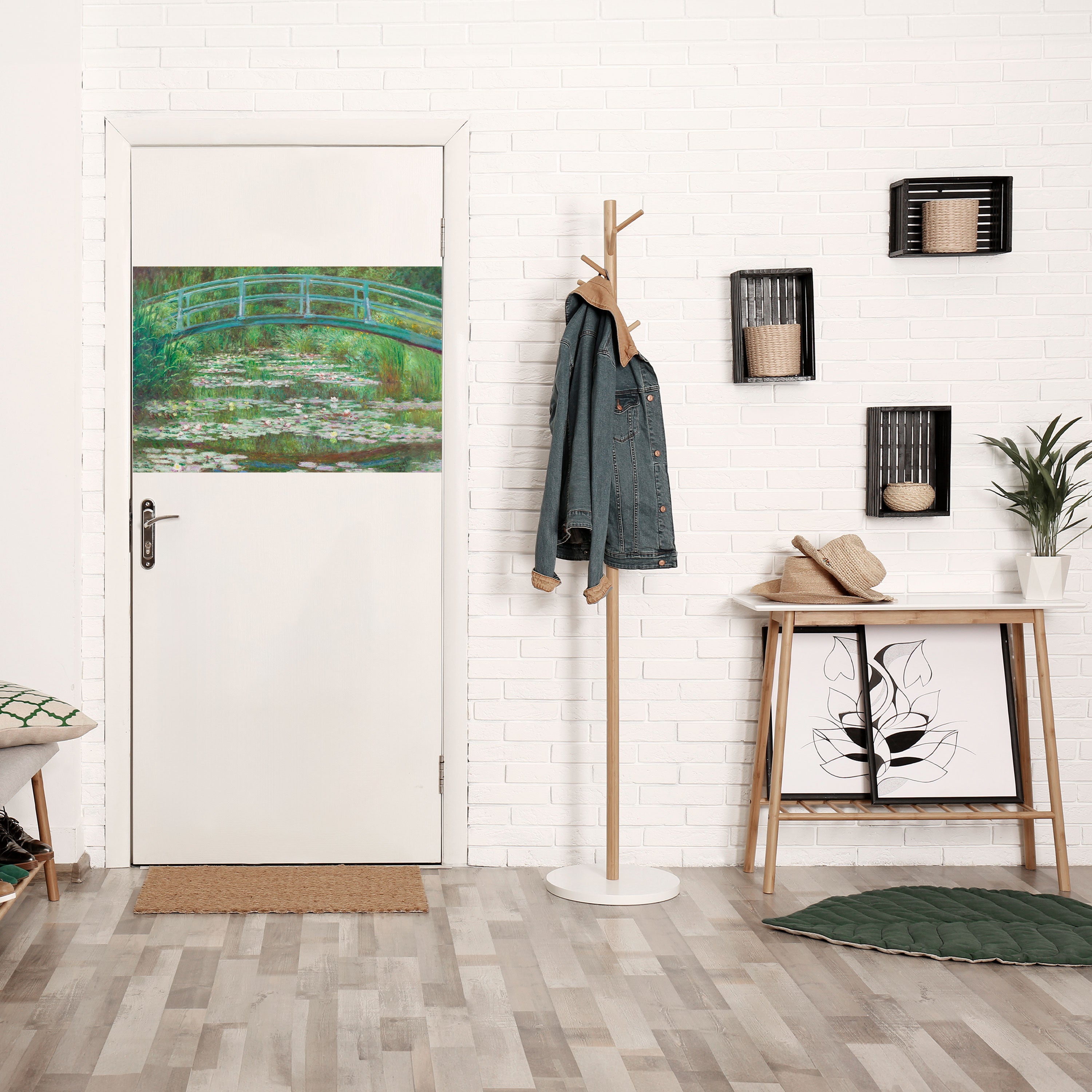 Affiche horizontale autocollante PASSERELLE JAPONAISE