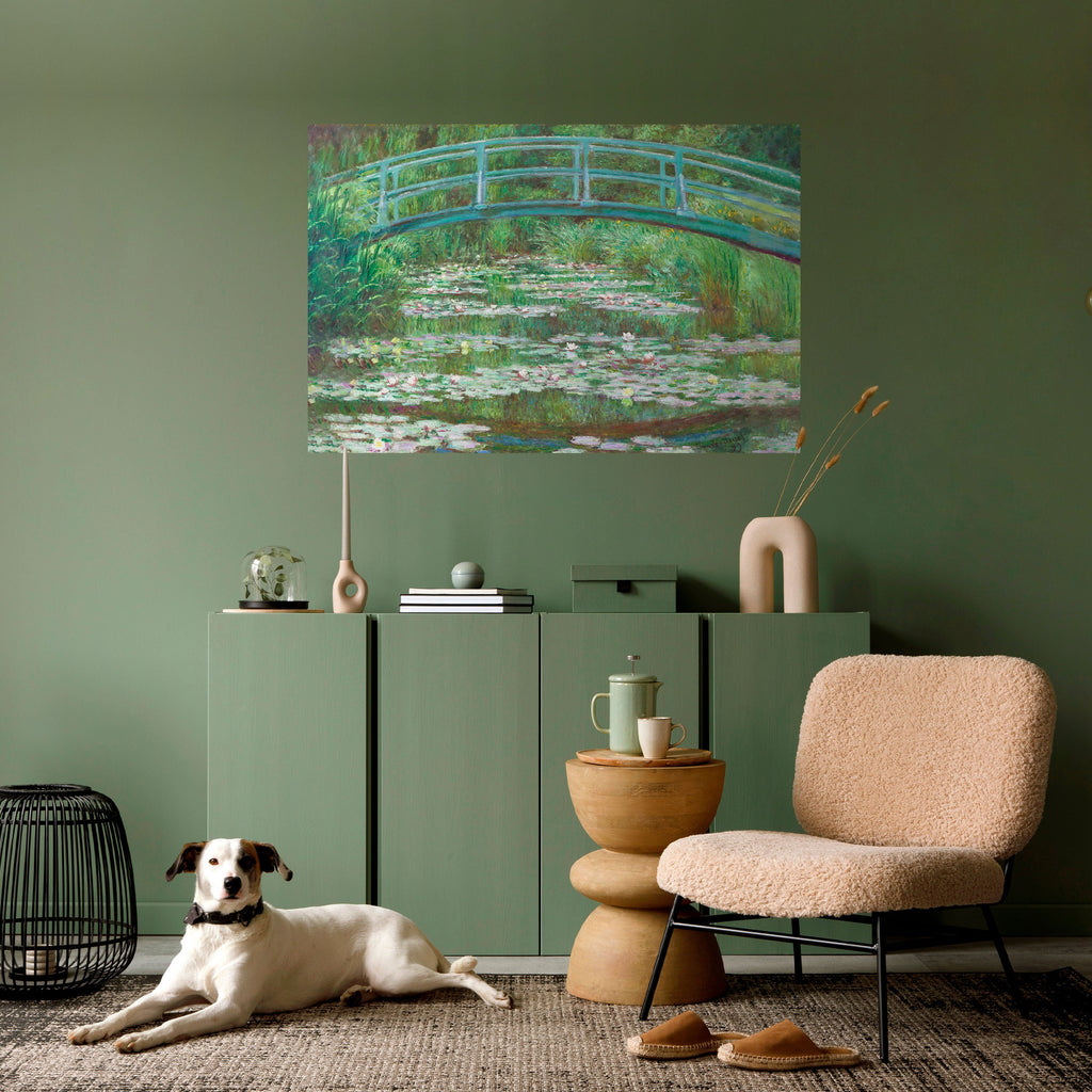 Affiche horizontale autocollante PASSERELLE JAPONAISE