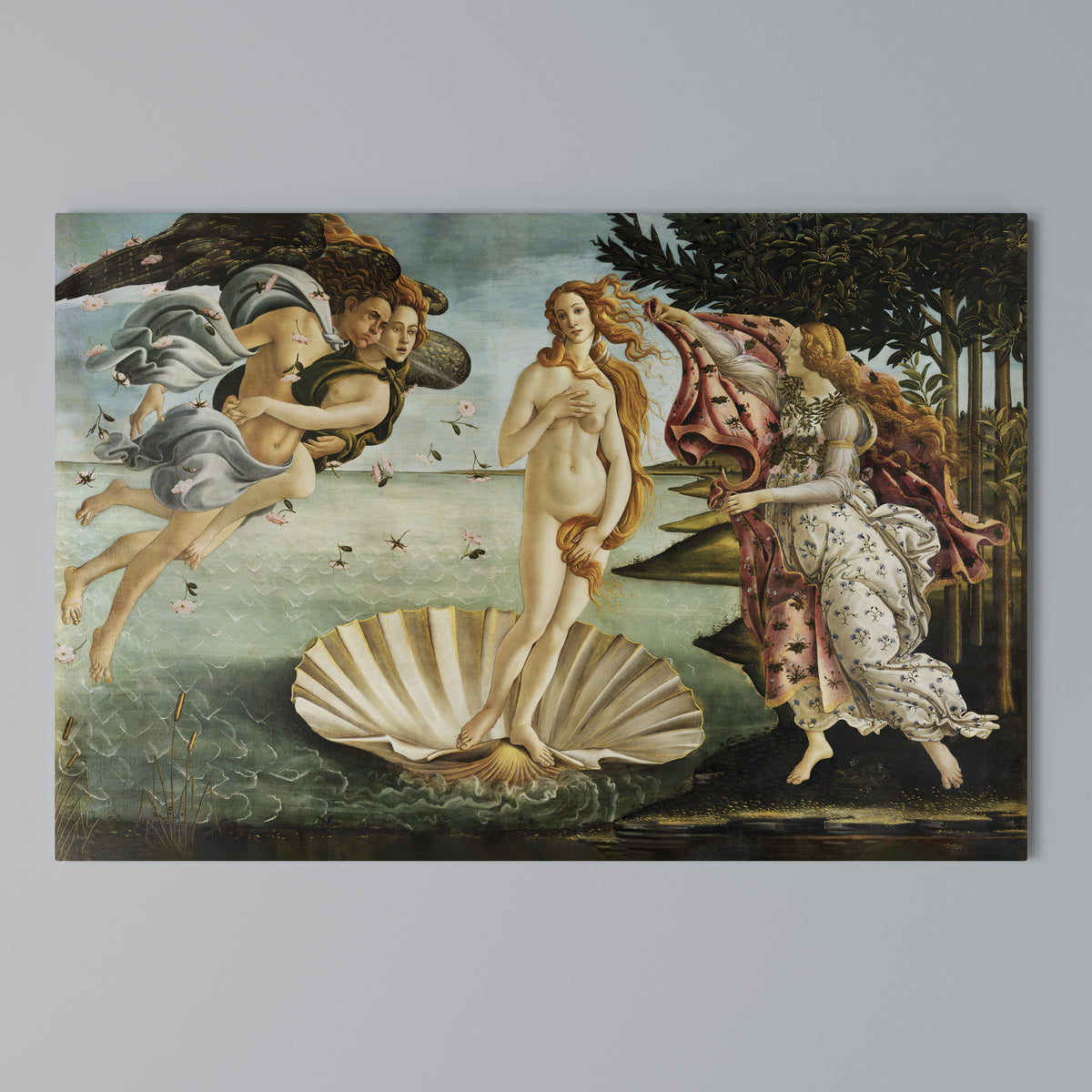 DIVINE BIRTH OF BEAUTY Horizontal Canvas Print