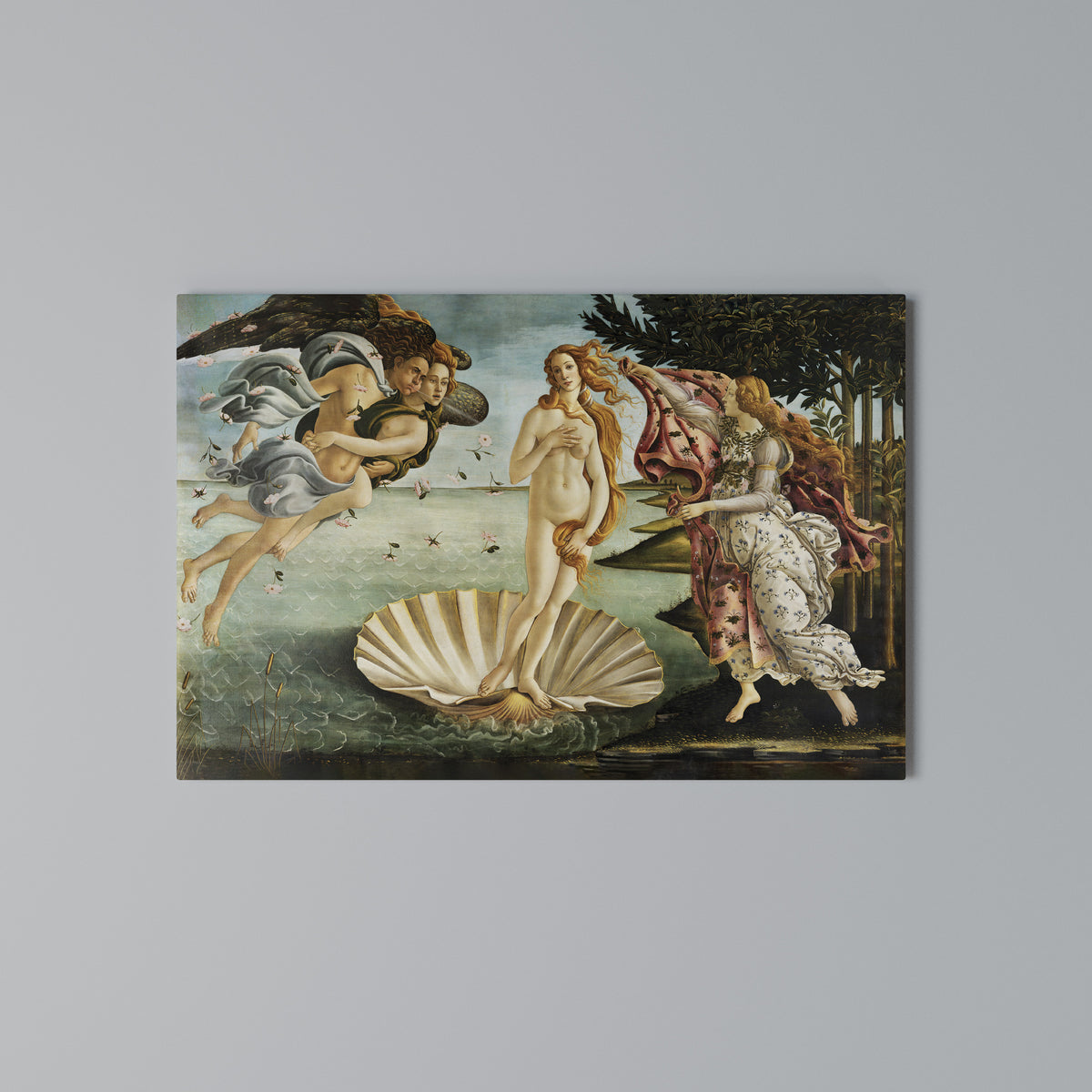 DIVINE BIRTH OF BEAUTY Horizontal Canvas Print