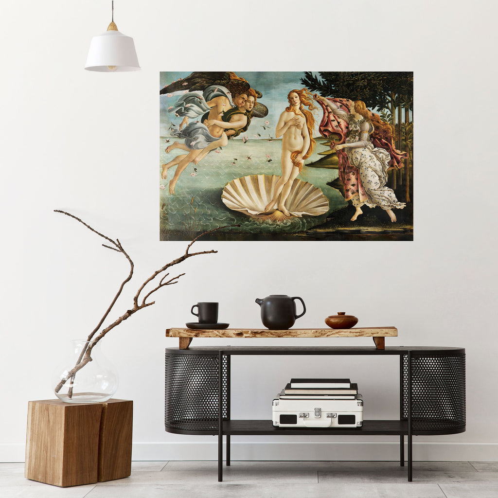 Affiche horizontale autocollante « NAISSANCE DIVINE DE LA BEAUTÉ »