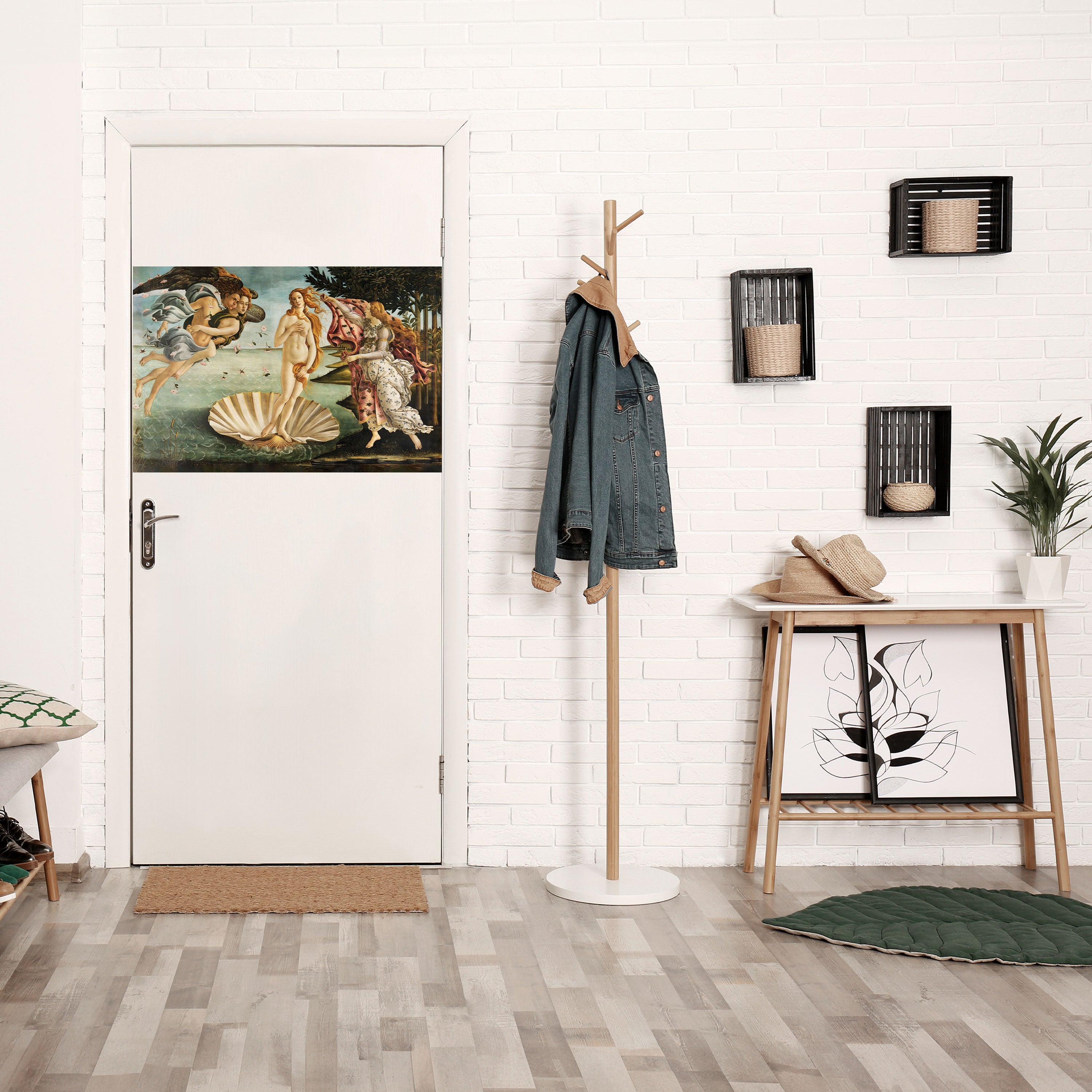 Affiche horizontale autocollante « NAISSANCE DIVINE DE LA BEAUTÉ »