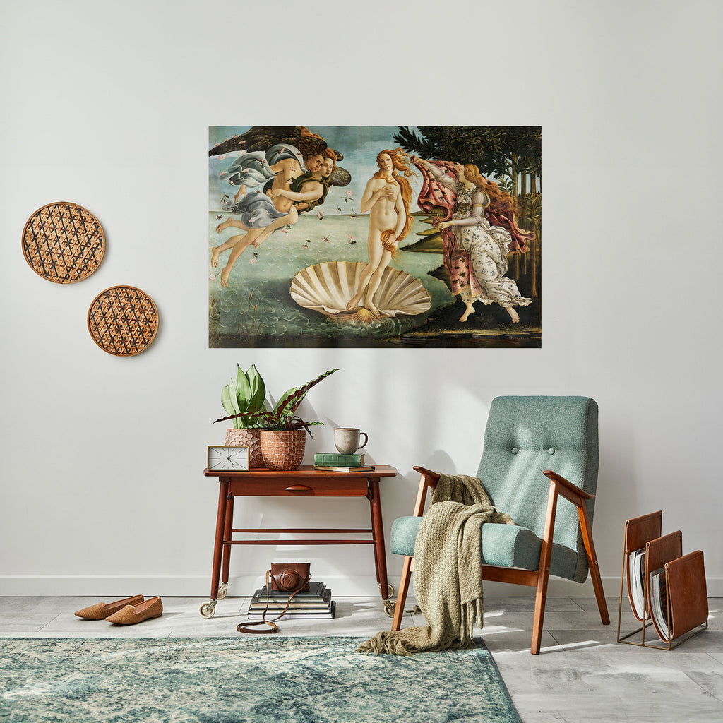 Affiche horizontale autocollante « NAISSANCE DIVINE DE LA BEAUTÉ »