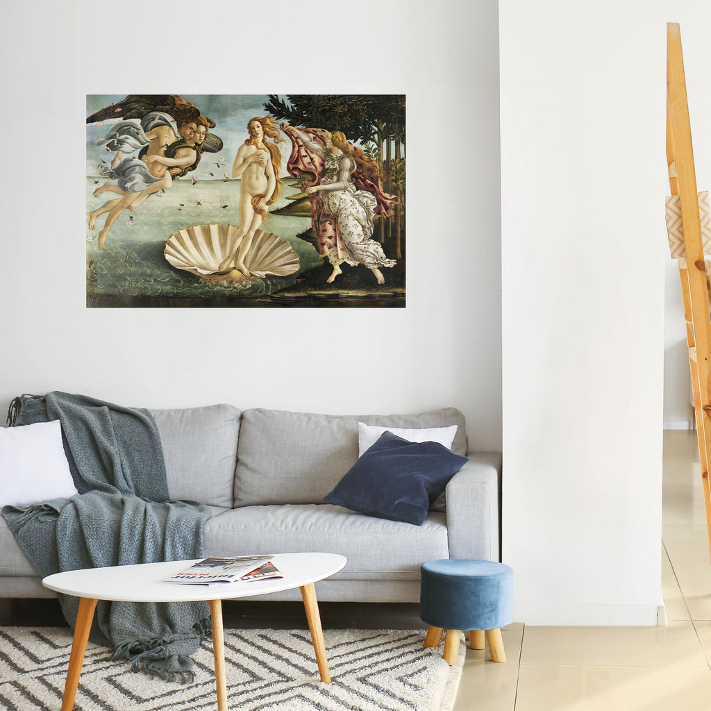 Affiche horizontale autocollante « NAISSANCE DIVINE DE LA BEAUTÉ »