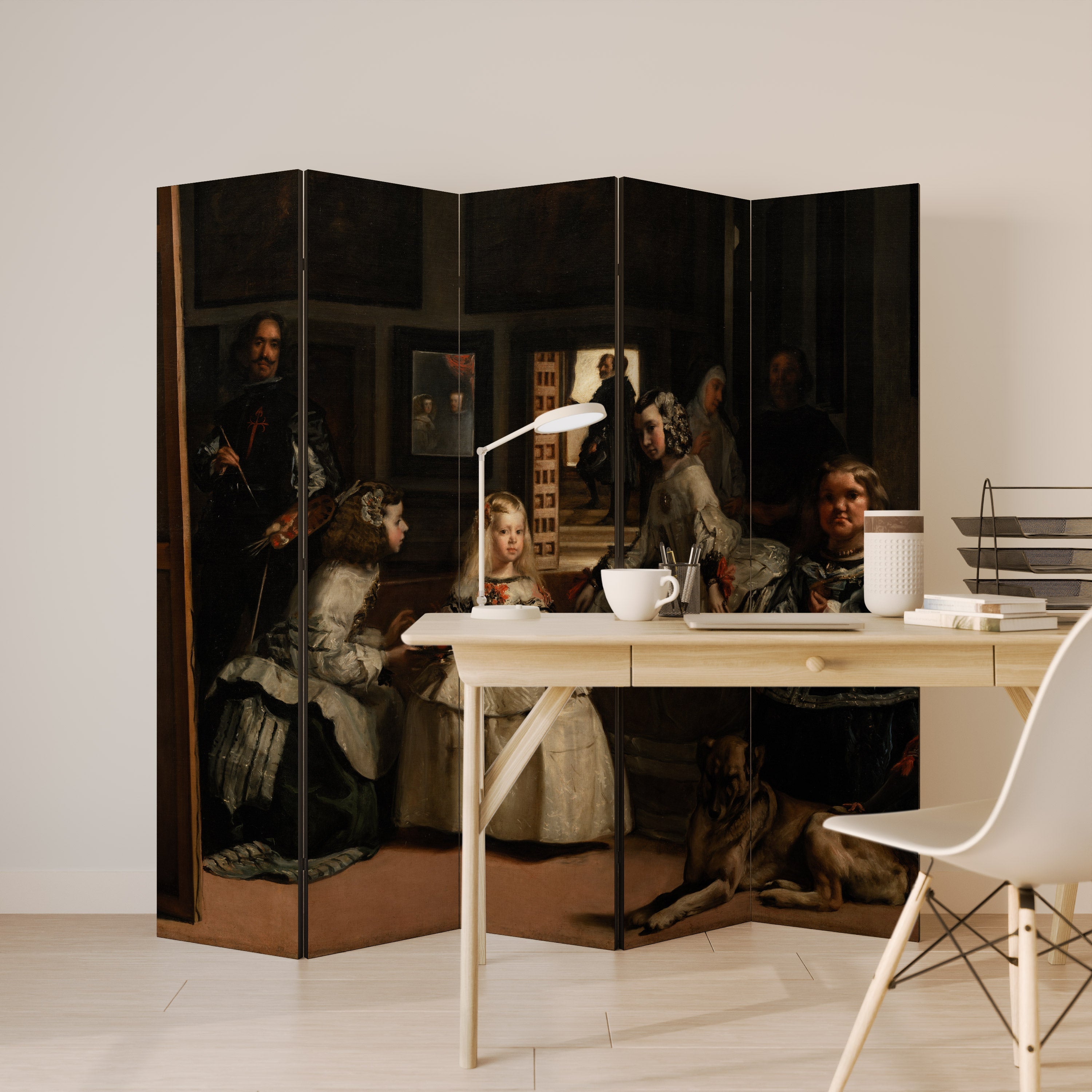 MYSTIQUE OF MOMENTS Decorative 5-Panel Room Divider