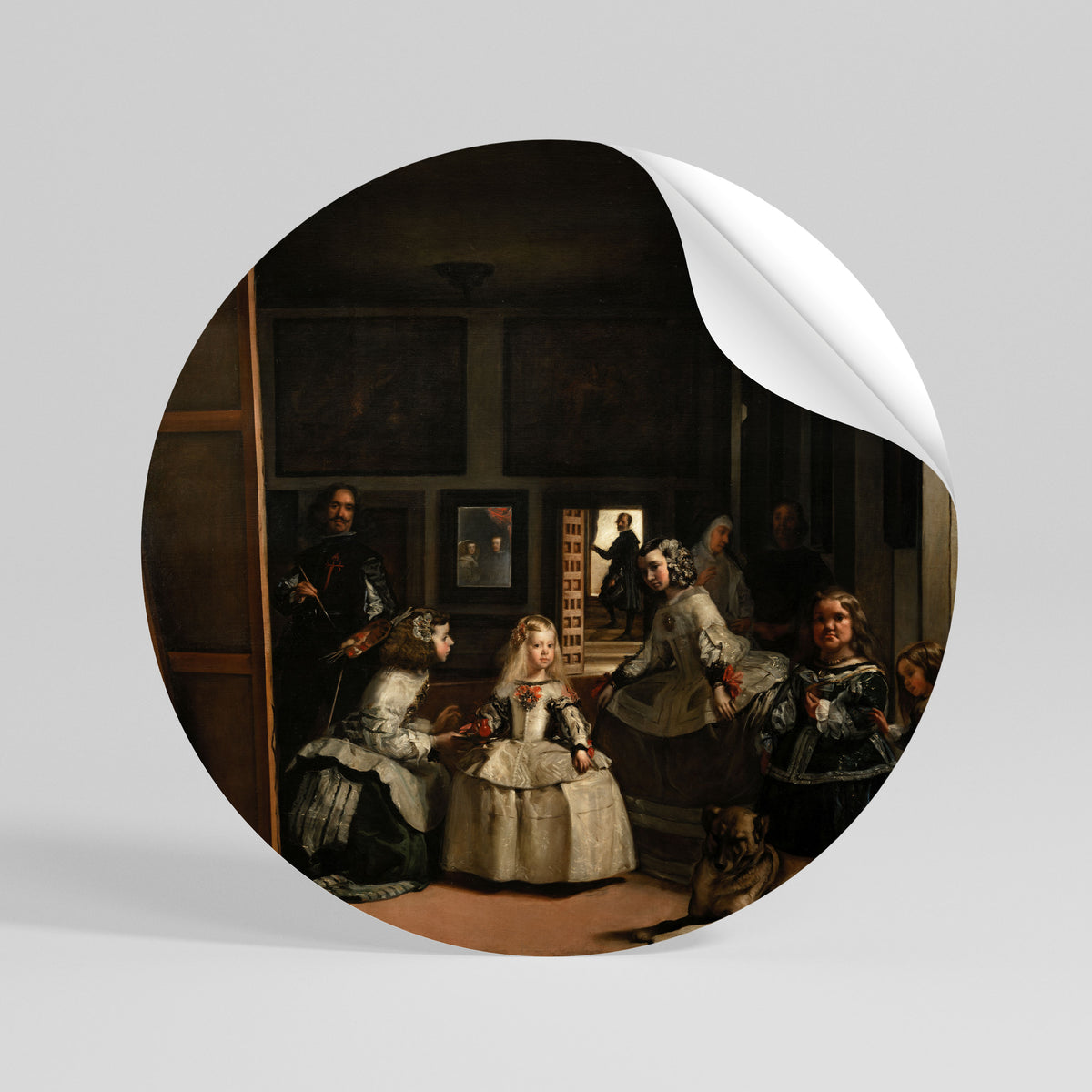MYSTIQUE OF MOMENTS Peel and Stick Round Sticker