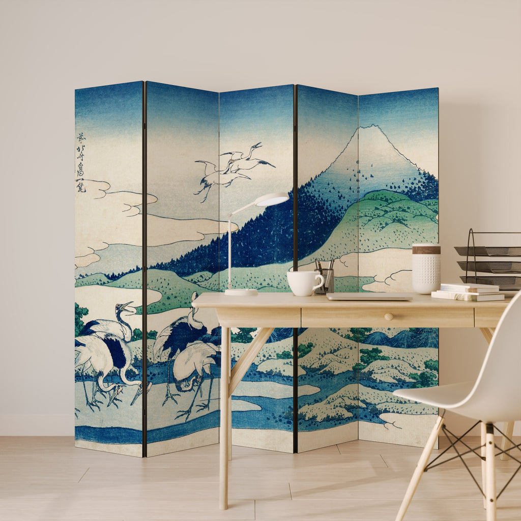 UMEZAWA MANOR Decorative 5-Panel Room Divider