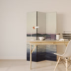 BOATS AND SETTING SUN 3-Panel Room Divider