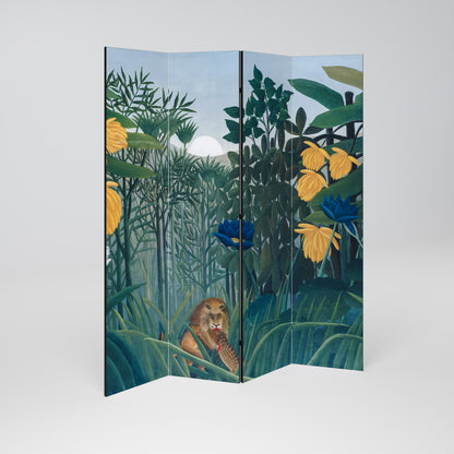 THE REPAST OF THE LION 4-Panel Room Divider