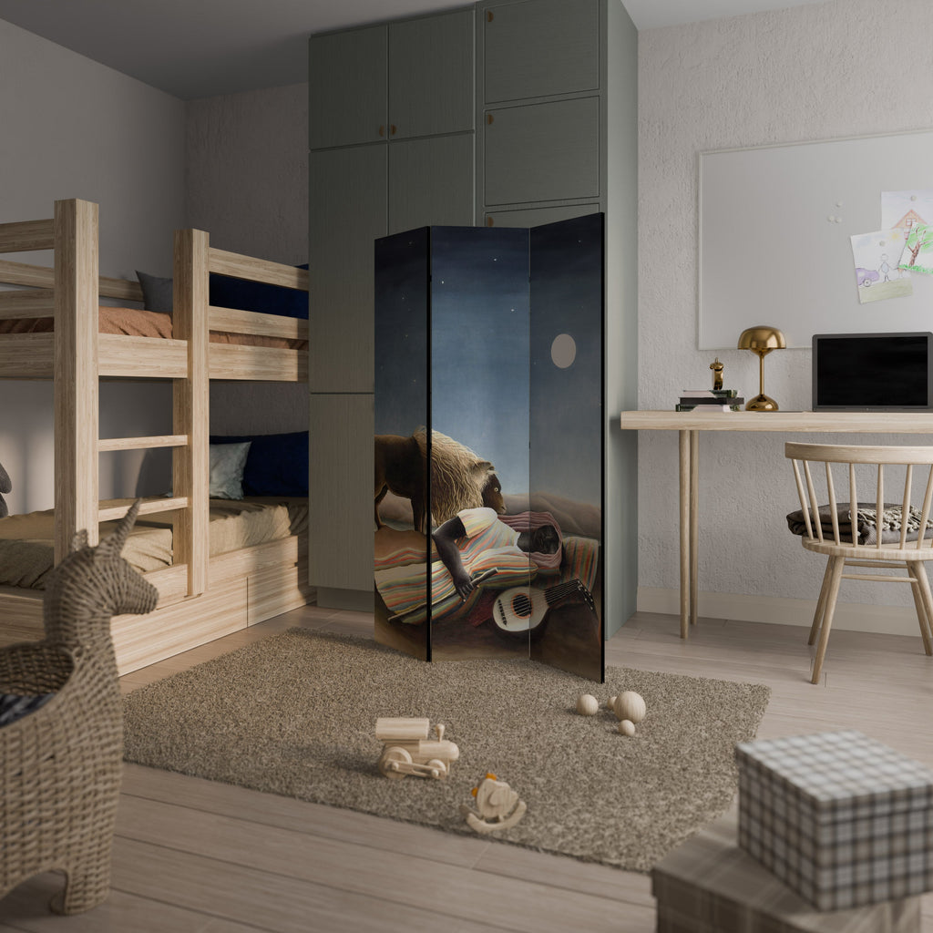 Séparateur de pièce décoratif à 3 panneaux THE SLEEPING GYPSY