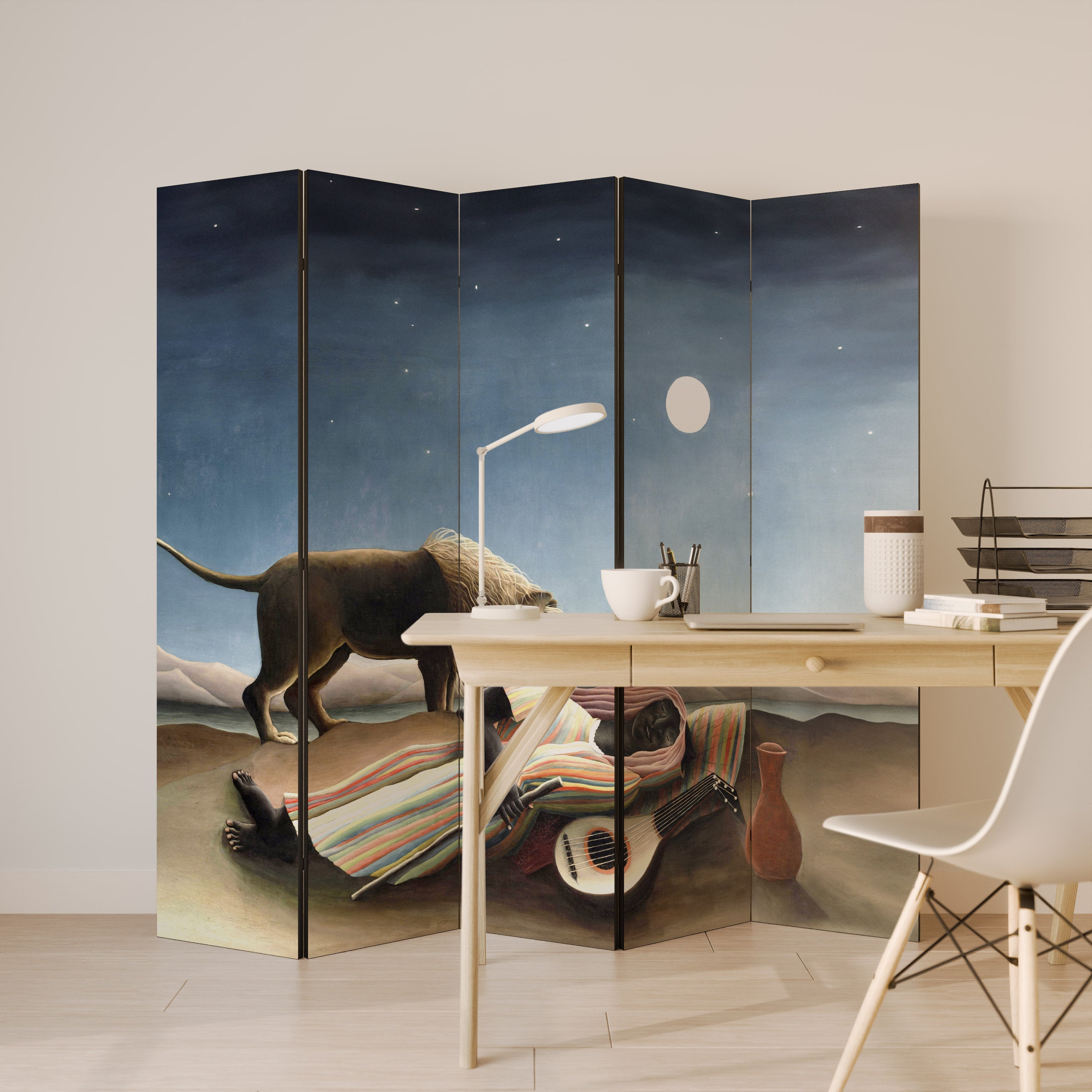 THE SLEEPING GYPSY Decorative 5-Panel Room Divider