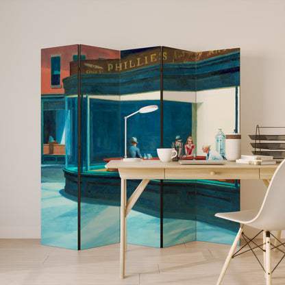 NIGHTHAWKS 5-Panel Room Divider
