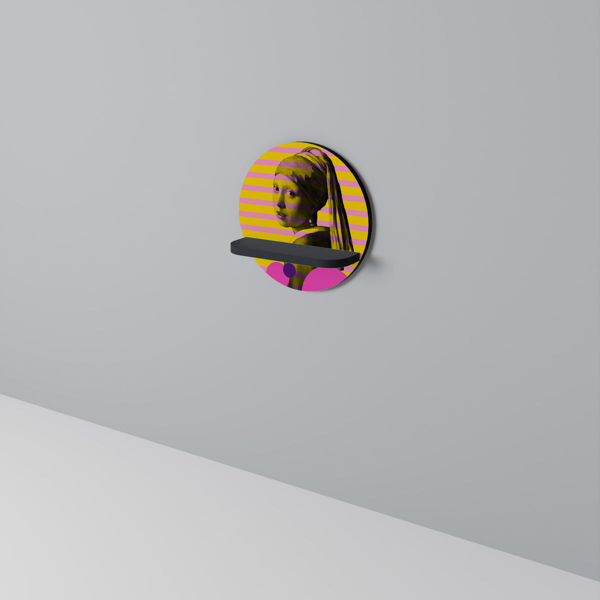 HER WITH A PEARL Art Shelf