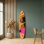 HER WITH A PEARL Surfboard Decorative Panel