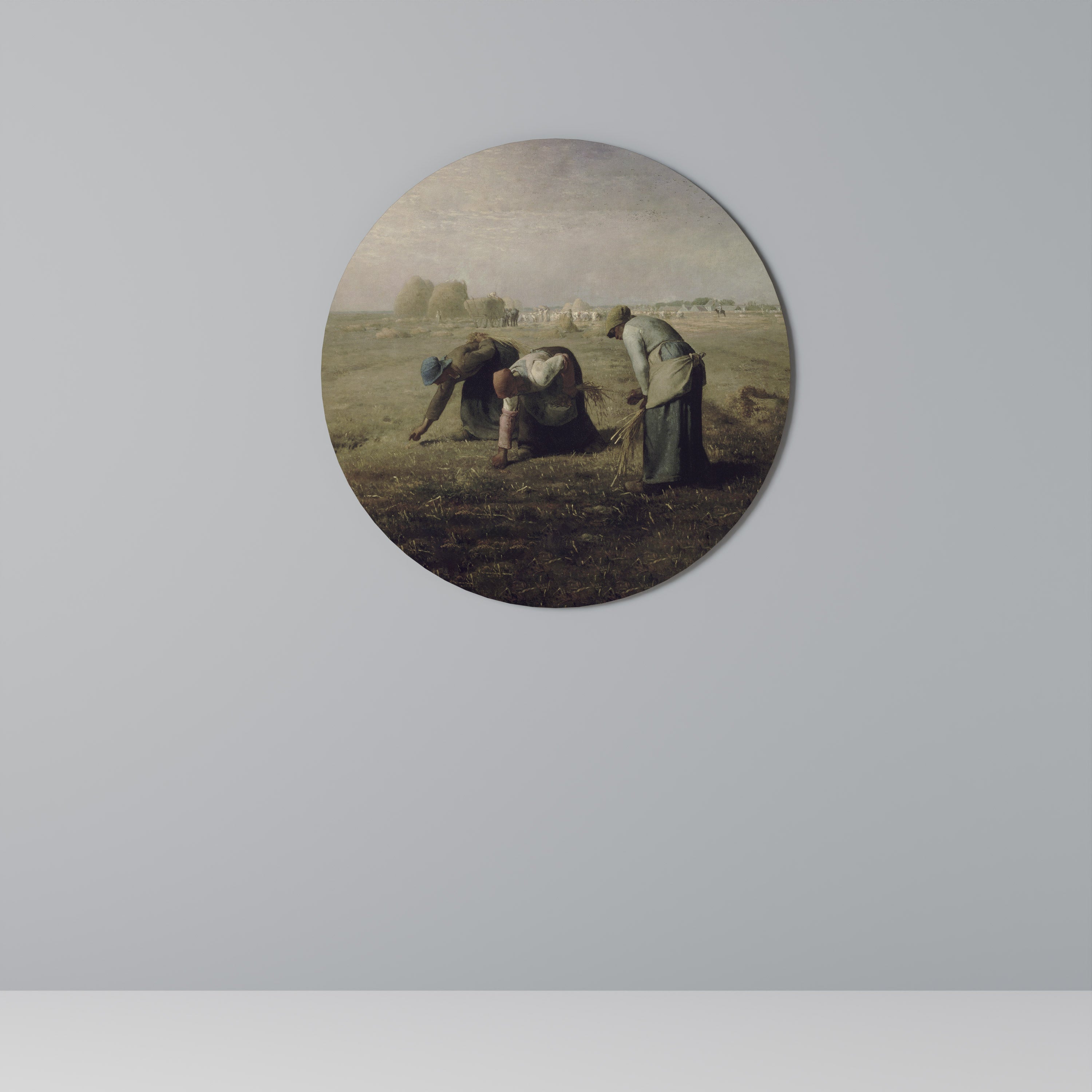 Décoration murale ronde THE GLEANERS