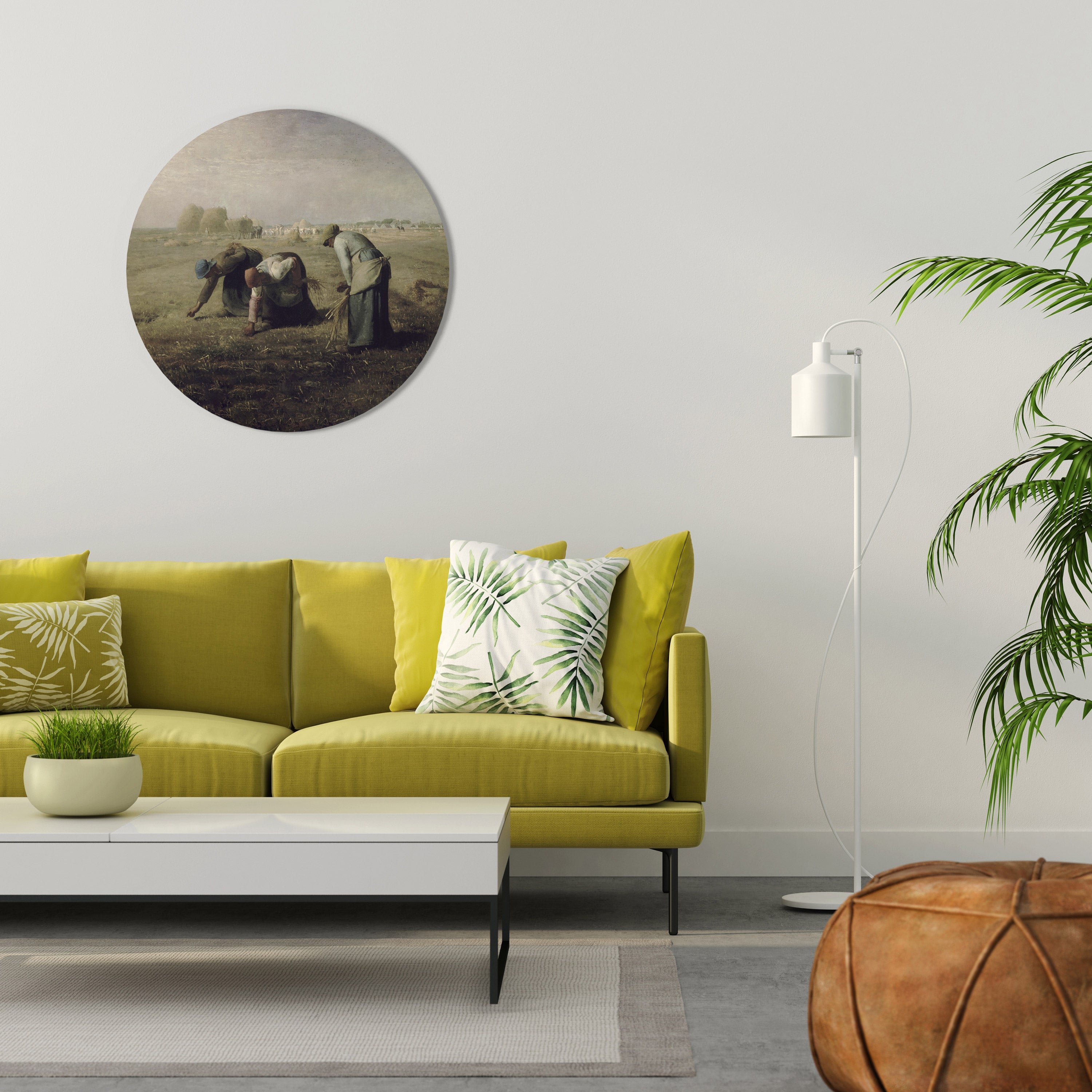 Décoration murale ronde THE GLEANERS