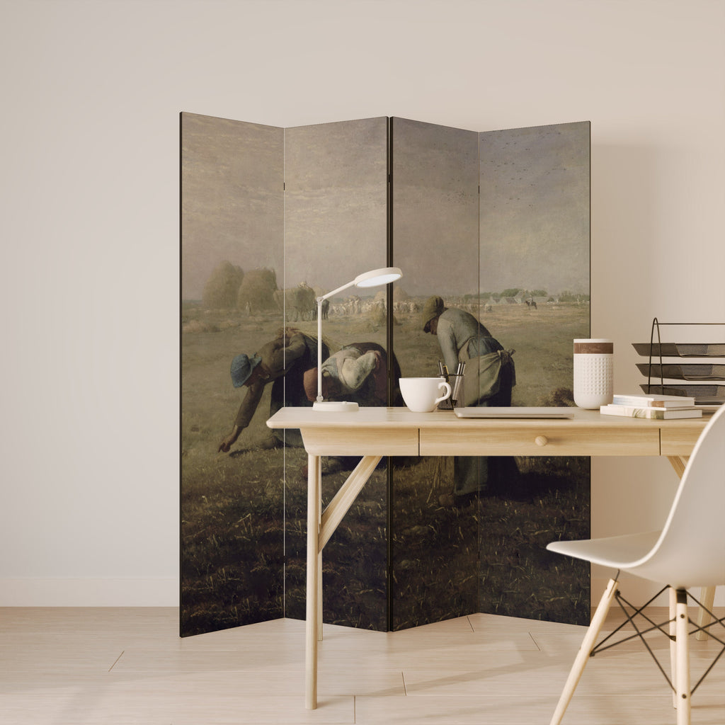 THE GLEANERS Decorative 4-Panel Room Divider