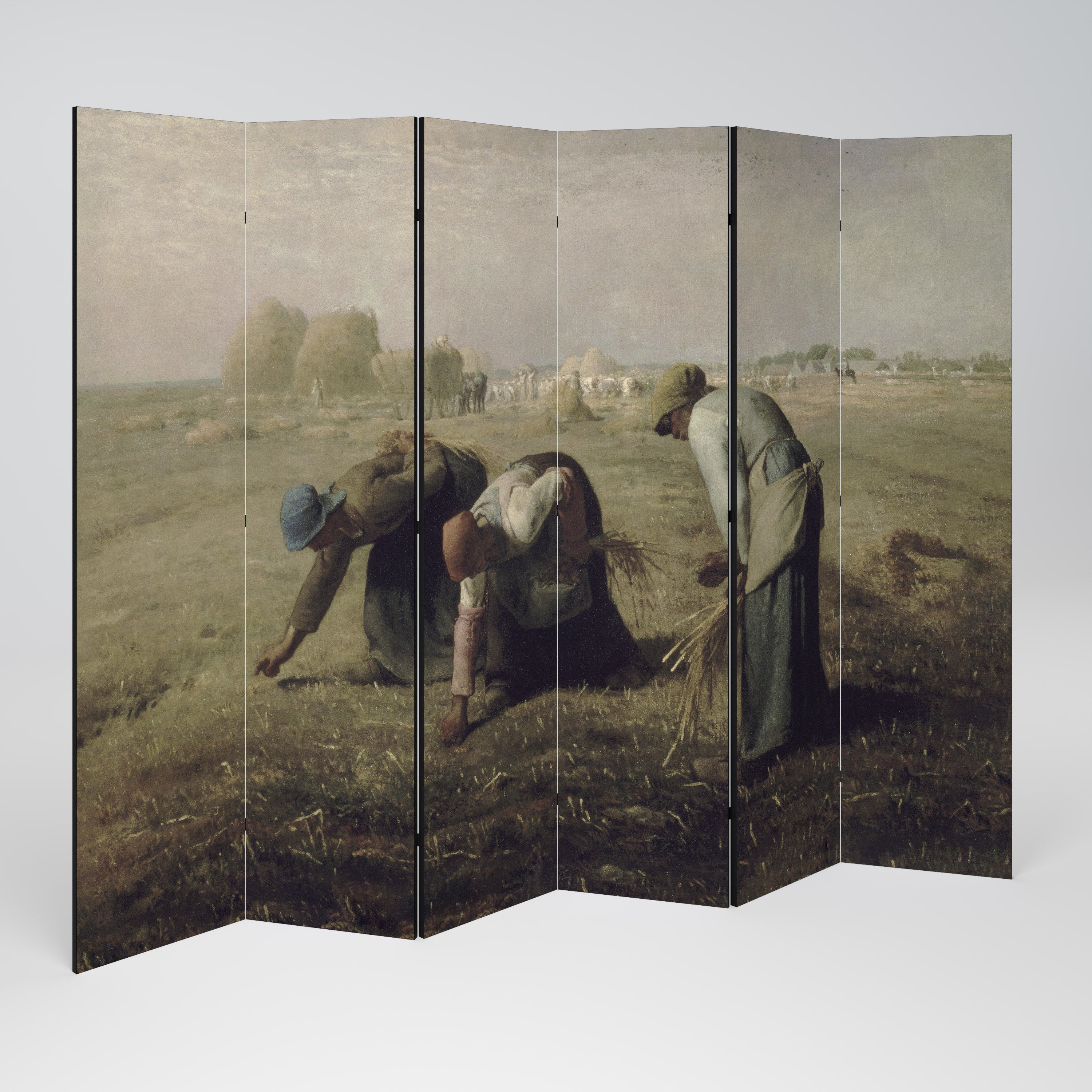 THE GLEANERS Decorative 6-Panel Room Divider