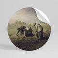 THE GLEANERS Peel and Stick Round Sticker