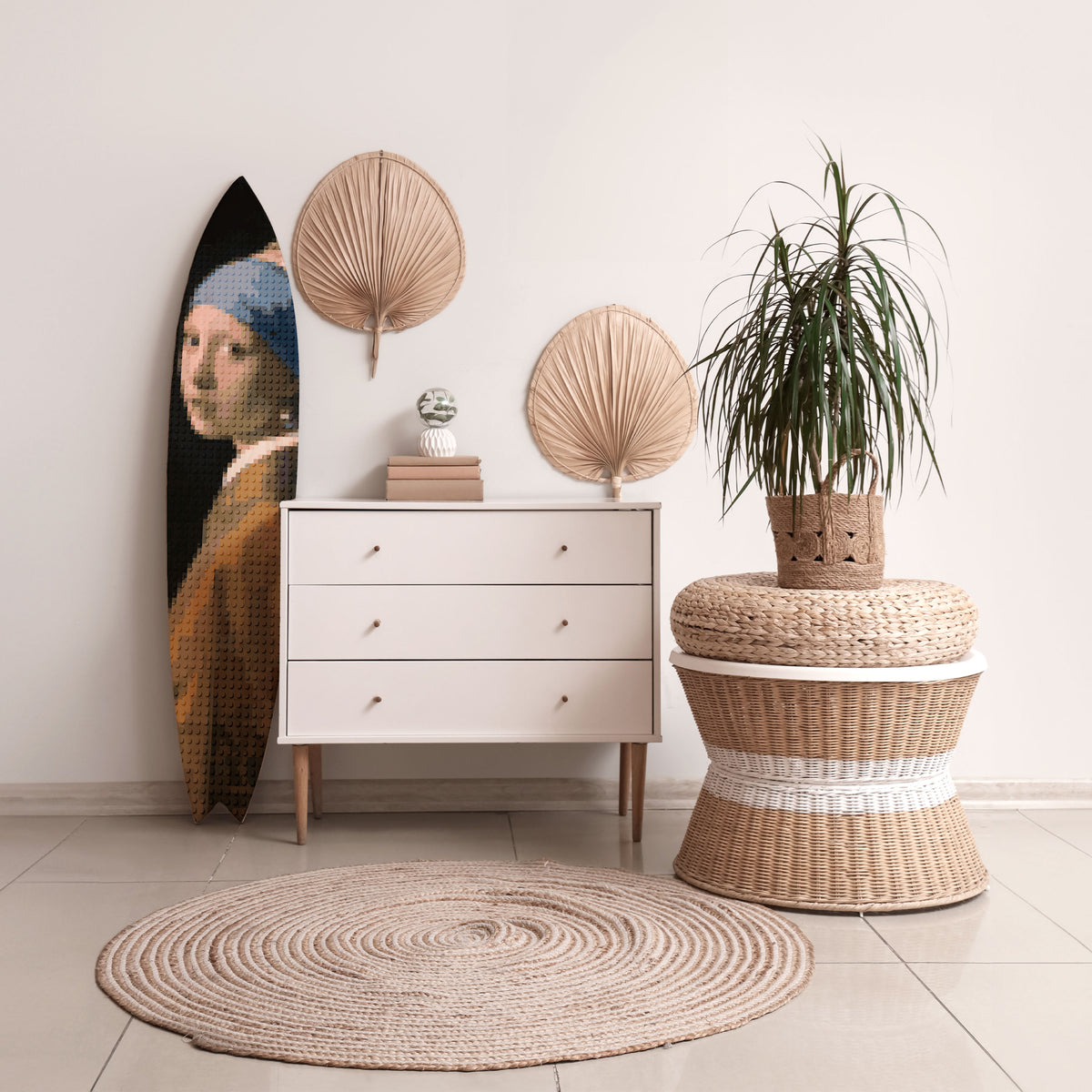 STRUCTURAL MASTERPIECE Surfboard Decorative Panel