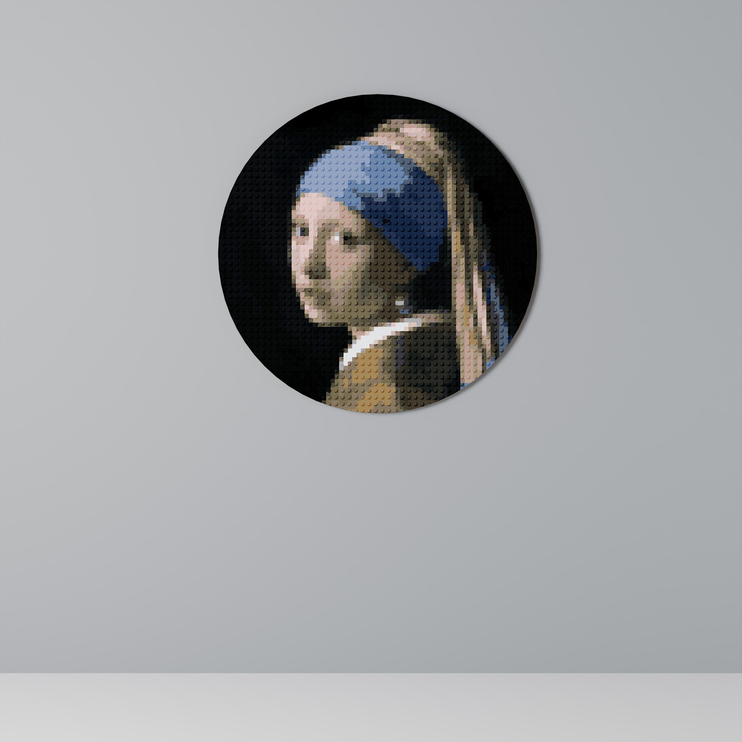 CHEF-D'ŒUVRE STRUCTUREL Art mural rond