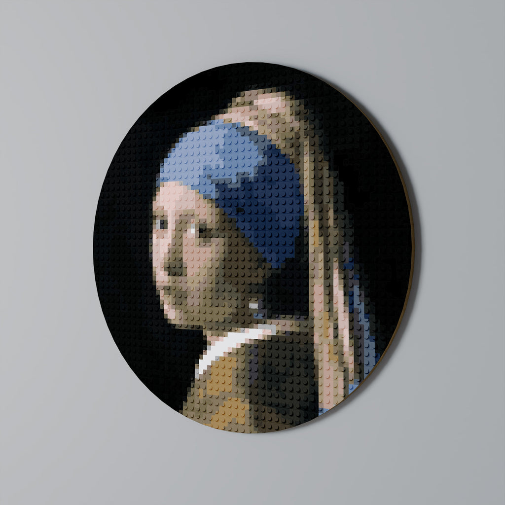 CHEF-D'ŒUVRE STRUCTUREL Art mural rond